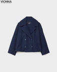 Veste courte en laine à double boutonnage | Mélange de laine Vêtements et accessoires élégants et intemporels > Vêtements
