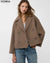 Veste courte à double boutonnage en laine mélangée Stylish & Timeless Brown / S Vêtements et accessoires >