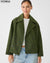 Veste courte à double boutonnage en laine mélangée Stylish & Timeless Green / S Clothing & Accessories >