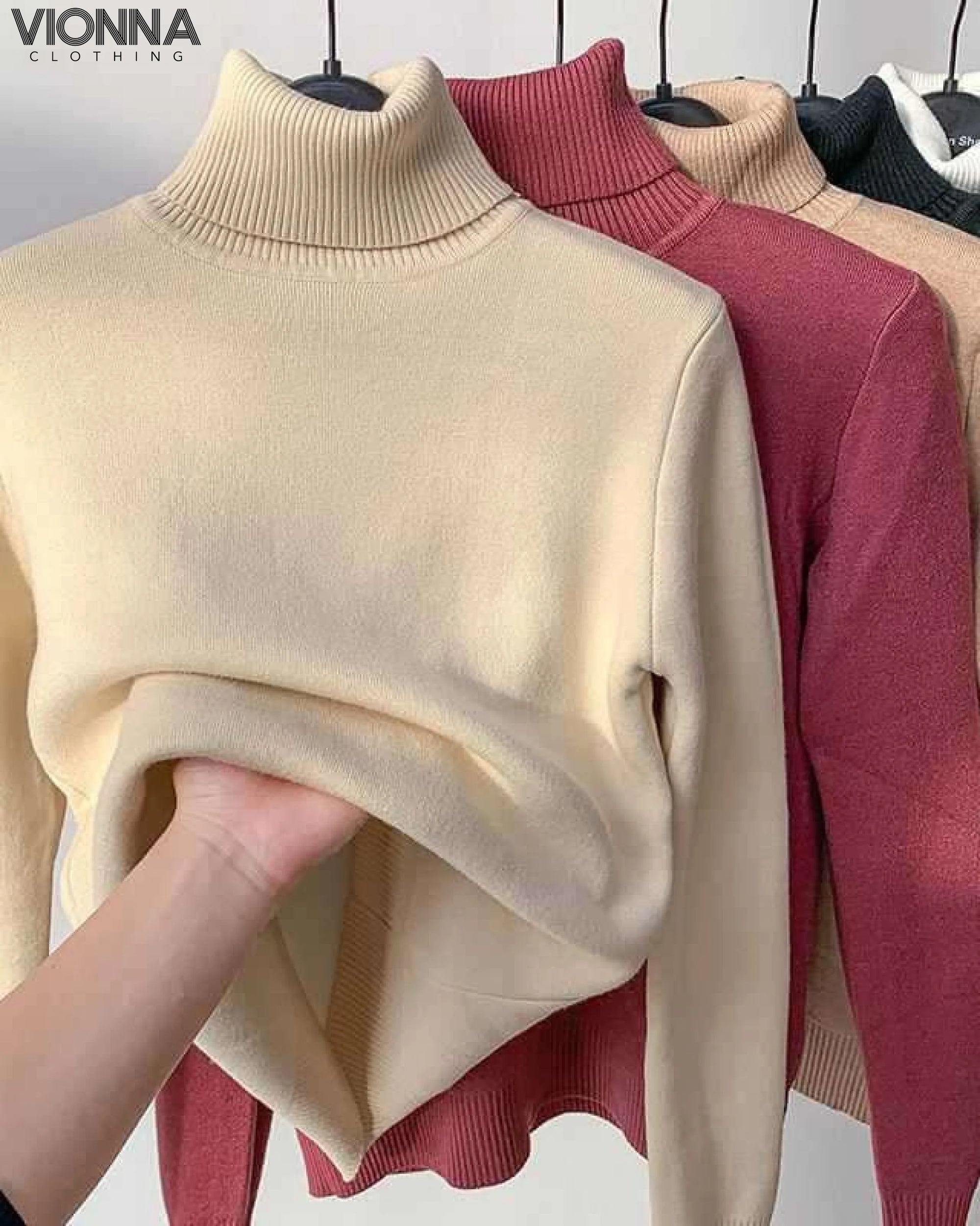 Sophie - Pull d'automne doux et chaud Crème / S