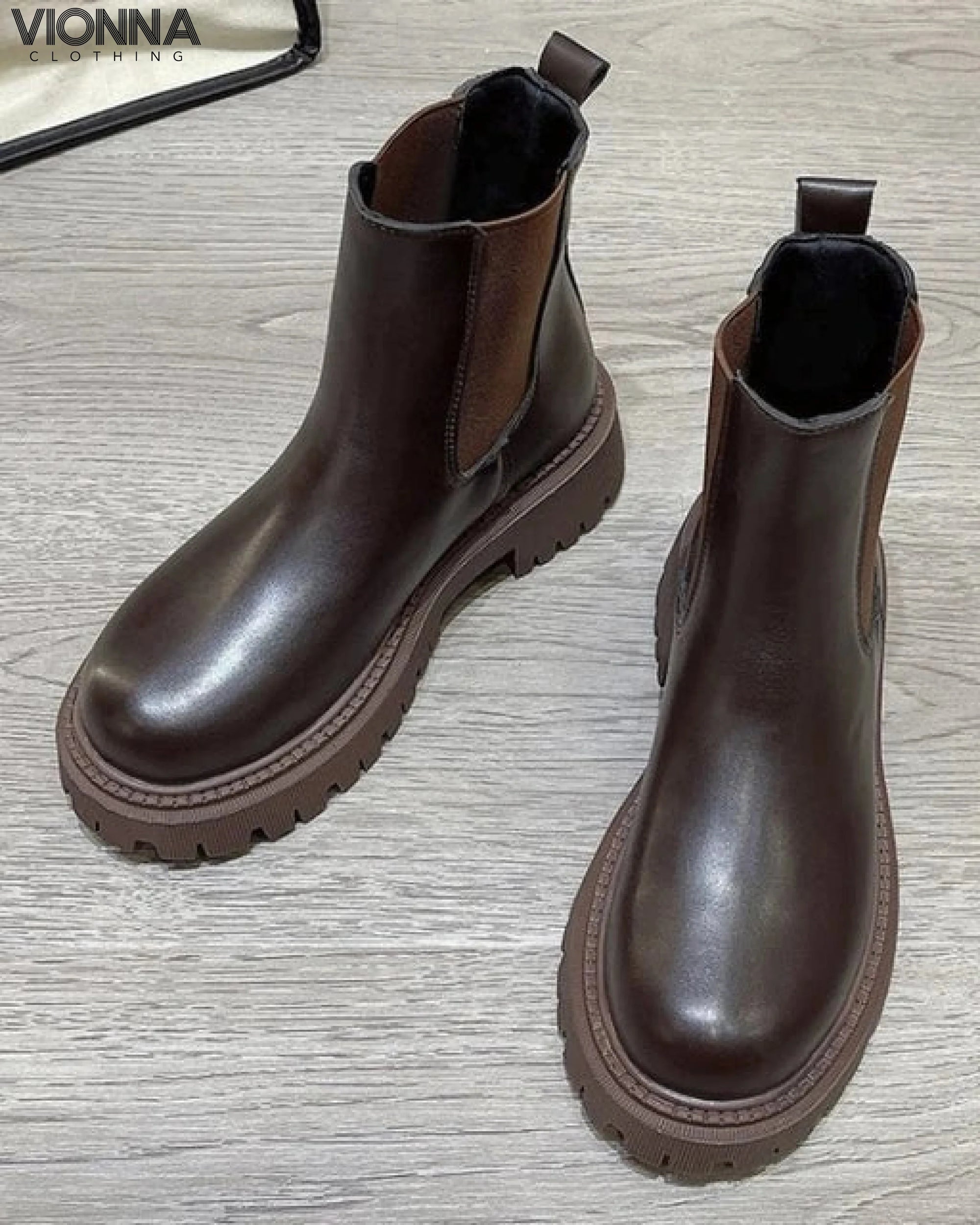 Tessie - Bottes élégantes pour femmes Marron / 36