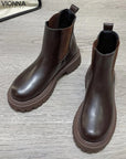 Tessie - Bottes élégantes pour femmes Marron / 36