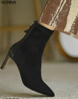 Vivienne - Bottes élégantes pour dames noir / 34